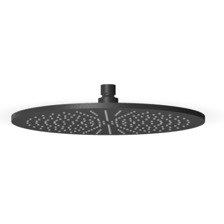 BRIM SOFFIONE À JET FIXE Ø300MM NOIR MAT EMBOSSÉ