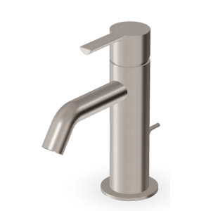 GILL MITIGEUR LAVABO AVEC VIDAGE NICKEL BROSSÉ