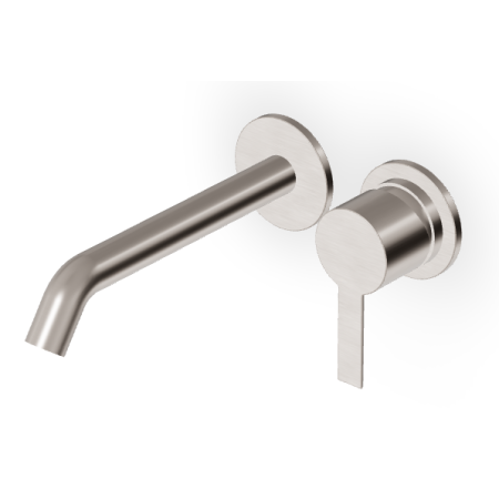 GILL MITIGEUR LAVABO ENCASTRÉ 175MM NICKEL BROSSÉ