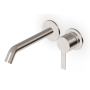 GILL MITIGEUR LAVABO ENCASTRÉ 175MM NICKEL BROSSÉ