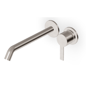 GILL MITIGEUR LAVABO ENCASTRÉ 220MM NICKEL BROSSÉ