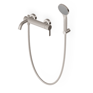 GILL MITIGEUR BAIN-DOUCHE AVEC DÉVIATEUR NICKEL BROSSÉ