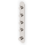 GILL MITIGEUR THERMOSTATIQUE DOUCHE AVEC 4 ROBINETS D'ARRÊT NICKEL BROSSÉ