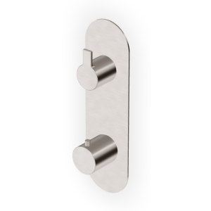 GILL MITIGEUR THERMOSTATIQUE DOUCHE AVEC DÉVIATEUR 2/3 VOIES NICKEL BROSSÉ