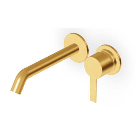 GILL MITIGEUR LAVABO ENCASTRÉ 175MM OR BROSSÉ