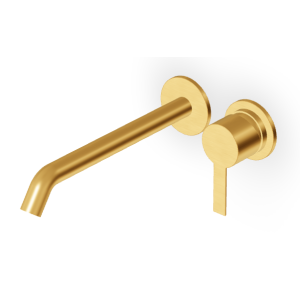 GILL MITIGEUR LAVABO ENCASTRÉ 220MM OR BROSSÉ