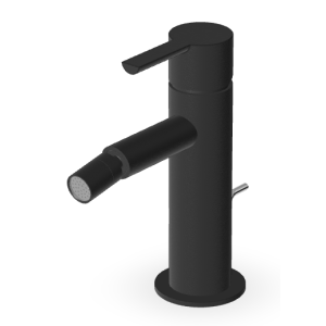 GILL MITIGEUR BIDET AVEC VIDAGE NOIR MAT EMBOSSÉ