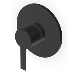 GILL MITIGEUR DE DOUCHE ENCASTRÉ NOIR MAT EMBOSSÉ