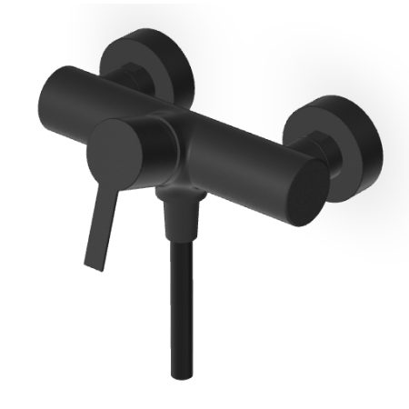 GILL MITIGEUR DE DOUCHE NOIR MAT EMBOSSÉ