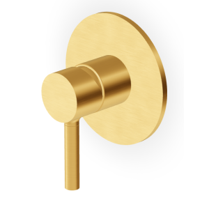 PAN MITIGEUR DE DOUCHE SANS DÉVIATEUR OR BROSSÉ
