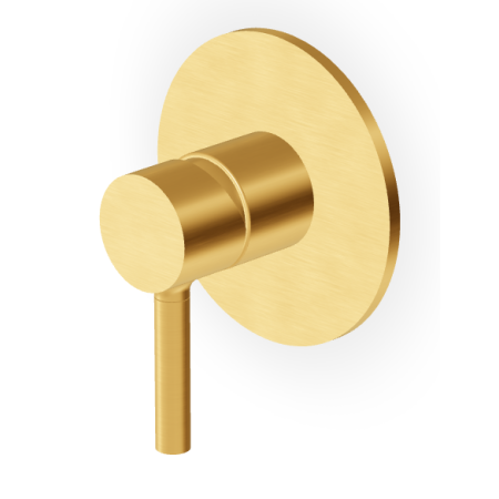 PAN MITIGEUR DE DOUCHE SANS DÉVIATEUR OR BROSSÉ