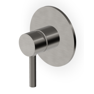 PAN MITIGEUR DE DOUCHE SANS DÉVIATEUR METAL NOIR BROSSÉ
