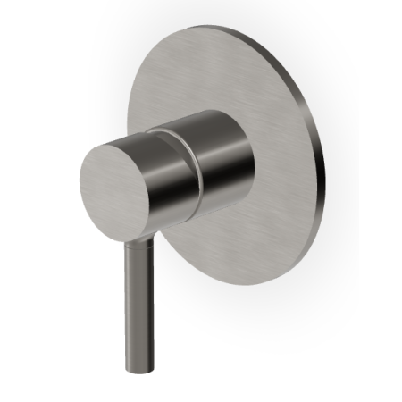 PAN MITIGEUR DE DOUCHE SANS DÉVIATEUR METAL NOIR BROSSÉ