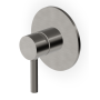 PAN MITIGEUR DE DOUCHE SANS DÉVIATEUR METAL NOIR BROSSÉ