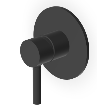 PAN MITIGEUR DE DOUCHE SANS DÉVIATEUR NOIR MAT
