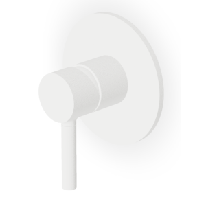 PAN MITIGEUR DE DOUCHE SANS DÉVIATEUR BLANC MAT GRAINÉ
