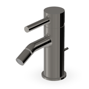 PAN MITIGEUR BIDET AVEC ÉVACUATION METAL BLACK