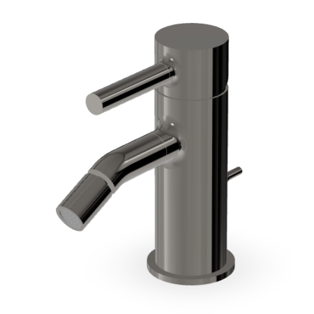 PAN MITIGEUR BIDET AVEC ÉVACUATION METAL BLACK