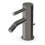 PAN MITIGEUR BIDET AVEC ÉVACUATION METAL NOIR BROSSÉ