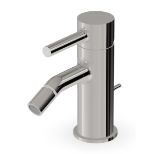 PAN MITIGEUR BIDET AVEC ÉVACUATION NICKEL