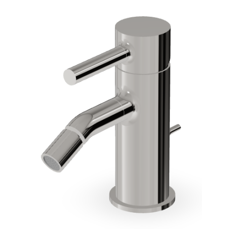 PAN MITIGEUR BIDET AVEC ÉVACUATION NICKEL