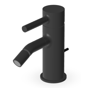 PAN MITIGEUR BIDET AVEC DÉCHARGE NOIR MAT