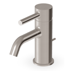 PAN MITIGEUR LAVABO AVEC VIDAGE NICKEL BROSSÉ