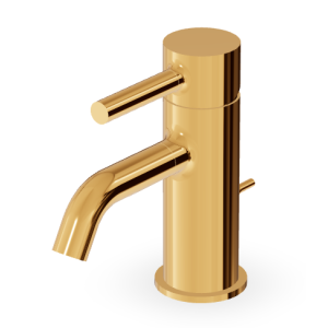 PAN MITIGEUR LAVABO AVEC VIDAGE OR
