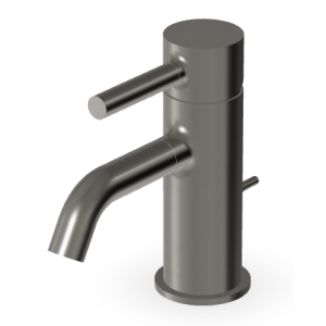 PAN MITIGEUR LAVABO AVEC VIDAGE METAL NOIR BROSSÉ