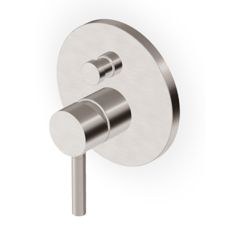 PAN MITIGEUR DE DOUCHE AVEC DÉVIATEUR NICKEL BROSSÉ
