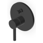 PAN MITIGEUR DE DOUCHE AVEC DÉVIATEUR NOIR MAT