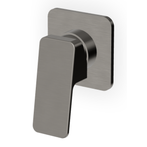 JINGLE MITIGEUR DE DOUCHE AVEC DÉVIATEUR METAL NOIR BROSSÉ