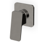 JINGLE MITIGEUR DE DOUCHE AVEC DÉVIATEUR METAL NOIR BROSSÉ