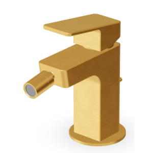 JINGLE MITIGEUR BIDET AVEC VIDAGE OR BROSSÉ