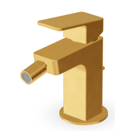 JINGLE MITIGEUR BIDET AVEC VIDAGE OR BROSSÉ