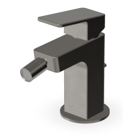 JINGLE MITIGEUR BIDET AVEC VIDAGE METAL NOIR BROSSÉ
