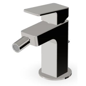 JINGLE MITIGEUR BIDET AVEC VIDAGE NICKEL