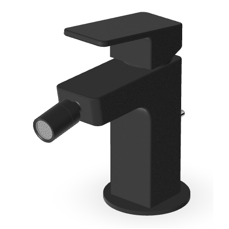 JINGLE MITIGEUR BIDET AVEC VIDAGE NOIR MAT EMBOSSÉ
