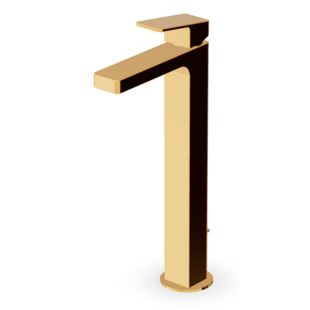 JINGLE MITIGEUR LAVABO ALLONGÉ AVEC VIDAGE OR