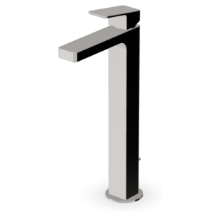 JINGLE MITIGEUR LAVABO ALLONGÉ AVEC VIDAGE NICKEL