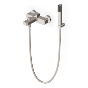 JINGLE MITIGEUR BAIN-DOUCHE EXTÉRIEUR NICKEL BROSSÉ