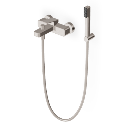 JINGLE MITIGEUR BAIN-DOUCHE EXTÉRIEUR NICKEL BROSSÉ