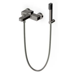 JINGLE MITIGEUR BAIN-DOUCHE EXTÉRIEUR METAL BLACK