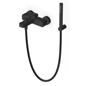 JINGLE MITIGEUR BAIN-DOUCHE EXTÉRIEUR NOIR MAT EMBOSSÉ