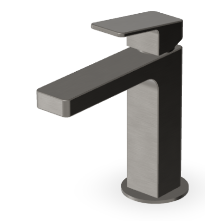 JINGLE MITIGEUR LAVABO SANS VIDAGE METAL NOIR BROSSÉ