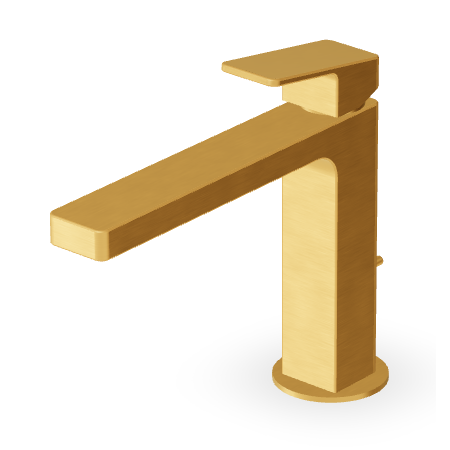 JINGLE MITIGEUR LAVABO AVEC VIDAGE OR BROSSÉ