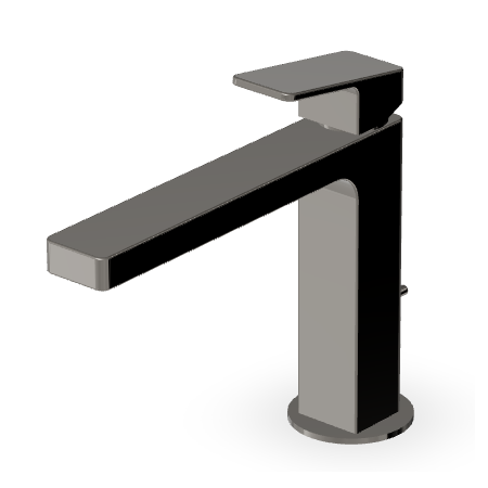 JINGLE MITIGEUR LAVABO AVEC VIDAGE METAL BLACK