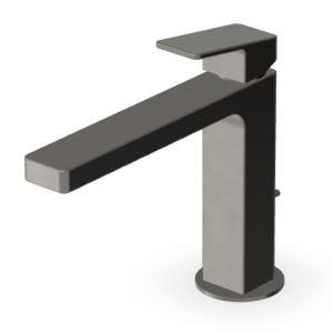 JINGLE MITIGEUR LAVABO AVEC VIDAGE METAL NOIR BROSSÉ