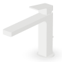 JINGLE MITIGEUR LAVABO AVEC VIDAGE BLANC MAT GRAINÉ