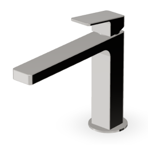 JINGLE MITIGEUR LAVABO SANS VIDAGE BEC LONG NICKEL